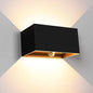 Modern Minimalist Aluminum Rectangular LED Wall Sconce Lamp For Outdoor Patio