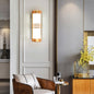 Modern Minimalist Acrylic & Iron Half-Round Long LED Wall Sconce Lamp For Outdoor