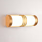Modern Minimalist Acrylic & Iron Half-Round Long LED Wall Sconce Lamp For Outdoor