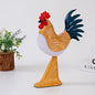 Contemporary Creative Rechargeable ABS & PC Rooster-Shaped LED Table Lamp Night Light For Bedside
