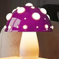 Modern Art Deco Rechargeable Iron & PC Mushroom LED Table Lamp Night Light For Bedroom
