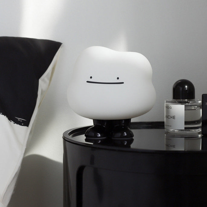 Contemporary Creative Silicone ABS Cute Cloud LED Rechargeable Night Light Table Lamp For Bedroom