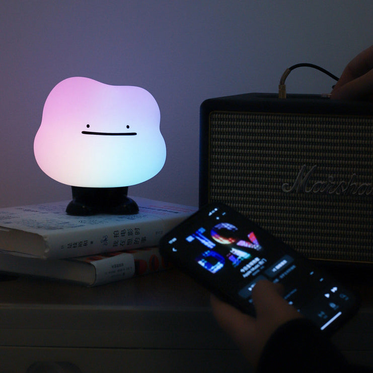 Contemporary Creative Silicone ABS Cute Cloud LED Rechargeable Night Light Table Lamp For Bedroom
