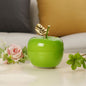 Contemporary Creative Battery Iron & Glass Apple-Shaped LED Table Lamp Night Light For Bedroom