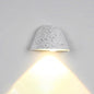 Contemporary Nordic Waterproof Aluminum Doorbell-Inspired LED Wall Sconce Lamp For Outdoor Patio