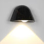 Contemporary Nordic Waterproof Aluminum Doorbell-Inspired LED Wall Sconce Lamp For Outdoor Patio