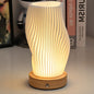 Modern Art Deco Column Plastic LED Table Lamp For Living Room