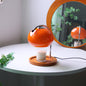 Contemporary Creative Dome Iron Glass Wood 1-Light Melting Wax Table Lamp For Study
