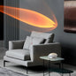 Contemporary Creative Spherical Oval Iron Crystal LED Projector Lamp Table Lamp For Living Room