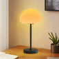 Contemporary Creative Oval Mushroom Iron PE LED Table Lamp For Bedroom