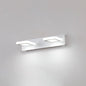 Modern Minimalist Rectangle Round Square Iron Acrylic LED Vanity Light Wall Sconce Lamp For Bathroom