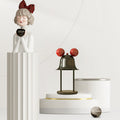 Contemporary Creative Cylinder Bell Shape Iron Shade 1-Light Table Lamp For Bedroom