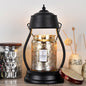 Contemporary Creative Round Lantern Shape Iron 1-Light Aroma Melt Wax Table Lamp For Bedroom