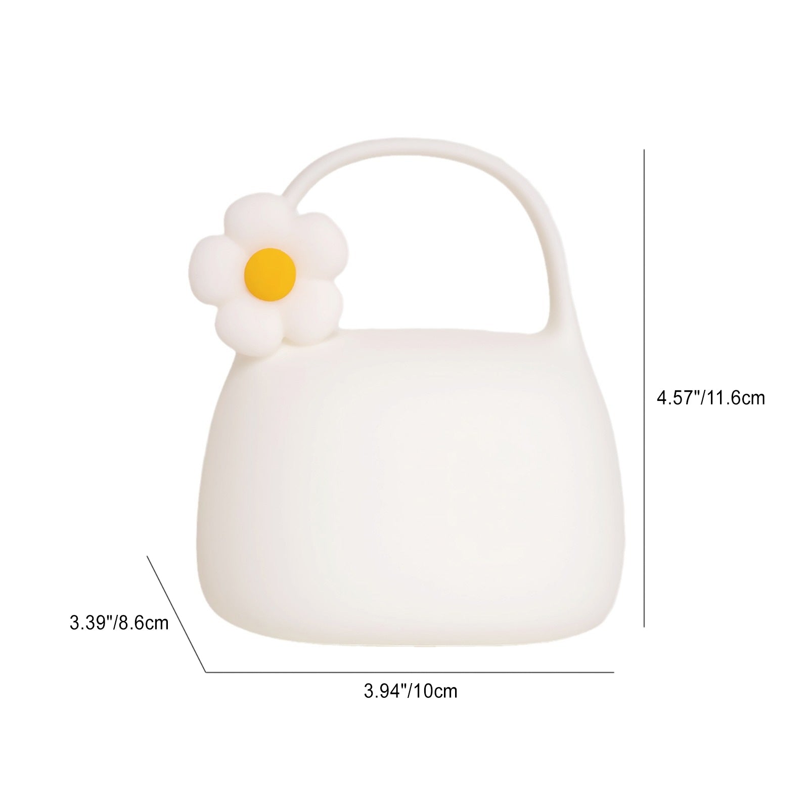 Contemporary Creative Handbag Silicone ABS LED Table Lamp For Living Room