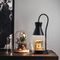 Modern Minimalist Liftable Round Horn Shape Iron 1-Light Aroma Melting Wax Table Lamp For Bedroom