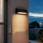 Modern Minimalist Rectangular Slanted Triangle ABS Acrylic LED Wall Sconce Lamp For Outdoor Patio