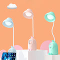 Modern Minimalist Kids Round Ball Moe Pets Shape Plastic LED Table Lamp For Living Room