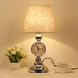 Traditional European Iron Fabric Truncated Cone 1-Light Table Lamp For Bedside Or Study