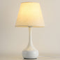 Contemporary Nordic Drum Iron Fabric 1-Light Table Lamp For Living Room