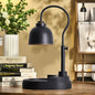 Modern Minimalist Dome Wood Iron 1-Light Melting Wax Table Lamp For Living Room
