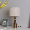 Contemporary Luxury Cylinder Iron Fabric 1-Light Table Lamp For Living Room
