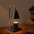 Modern Minimalist Drum Marble Iron 1-Light Melting Wax Table Lamp For Living Room