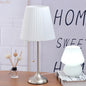 Contemporary Nordic Drum Iron Fabric 1-Light Table Lamp For Living Room