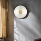 Contemporary Nordic Round Iron Glass LED Wall Sconce Lamp For Living Room