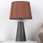 Contemporary Nordic Drum Iron Fabric 1-Light Table Lamp For Living Room