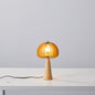Traditional Vintage Oval Iron Wood 1-Light Table Lamp For Living Room