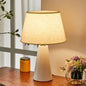 Contemporary Nordic Drum Shade Fabric Iron 1-Light Table Lamp For Bedroom