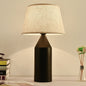 Contemporary Creative Wine Bottle Shape Hardware Fabric 1-Light Table Lamp For Bedroom