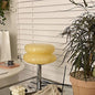 Modern Minimalist Double Layer Cake Shape Glass Iron 1-Light Table Lamp For Bedroom