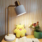 Modern Minimalist Iron Adjustable Angle Drum Shape 1-Light Table Lamp For Study
