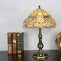 Modern Minimalist Half Round Oval Disc Base Copper Crystal 1-Light Table Lamp For Bedroom