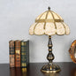 Modern Minimalist Half Round Oval Disc Base Copper Crystal 1-Light Table Lamp For Bedroom