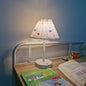Modern Minimalist Round Table Petal Shaped Stem Disc Base 1-Light Table Lamp For Bedroom