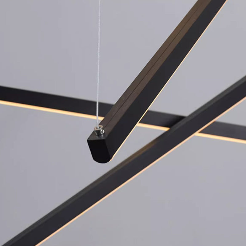 Scandinavian LED Linear Chandelier
