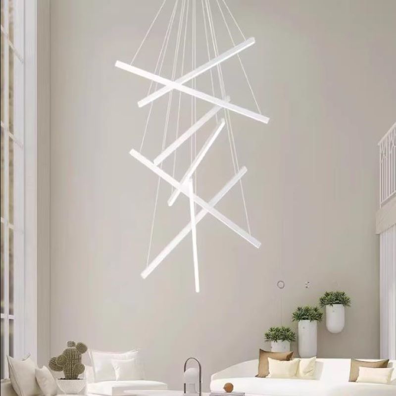 Scandinavian LED Linear Chandelier