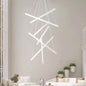 Scandinavian LED Linear Chandelier