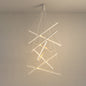 Scandinavian LED Linear Chandelier
