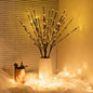 Contemporary Scandinavian Faux Tree PVC LED Table Lamp For Bedroom