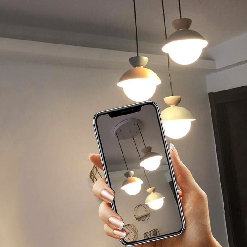 Scandinavian Globe Glass Pendant Light
