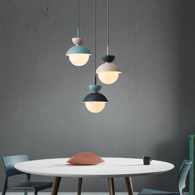 Scandinavian Globe Glass Pendant Light