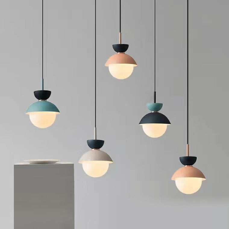 Scandinavian Globe Glass Pendant Light