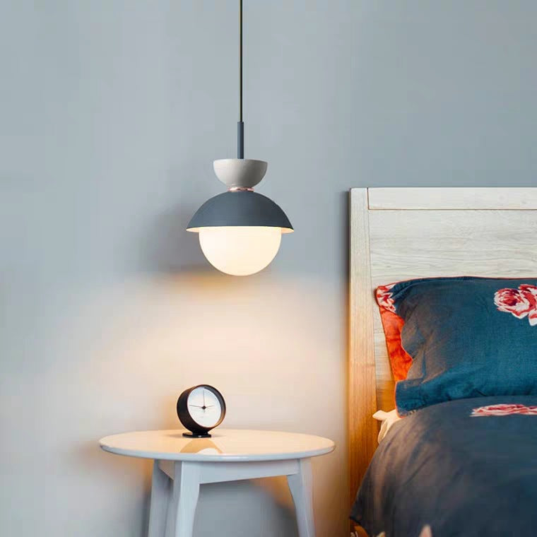 Scandinavian Globe Glass Pendant Light