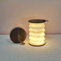 Traditional Chinese Foldable Paper Lotus Printed Lantern USB LED Table Lamp For Bedroom