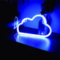Modern Art Deco Bright Neon Cloud PVC Strip LED Night Light Table Lamp For Bedroom