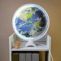 Contemporary Creative Globe Aluminum Acrylic USB LED Table Lamp For Bedroom