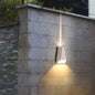 Modern Minimalist Aluminum Trapezoid Up And Down Illuminated LED Outdoor Wall Sconce Lamp For Garden